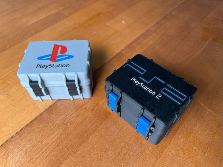 PlayStation Memory Card Storage Box with Logo