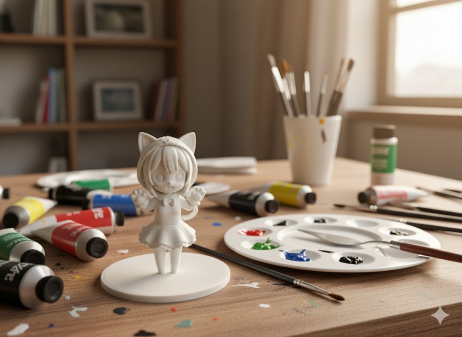 Anime Cat Girl – Cute Figurine