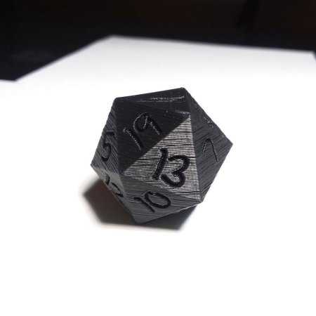 D20 - Fairly Numbered, Clearly Readable, Easy Print!