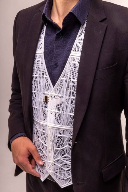 Classic vest for printing from TPU