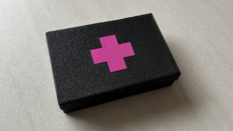 Simple box for wound plasters / bandages - Einfache Box für Pflasterstreifen