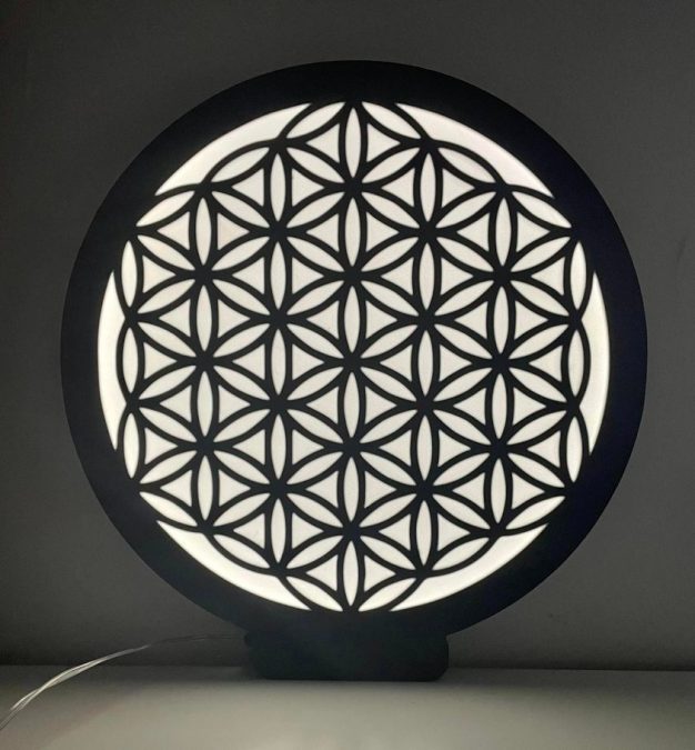 Flower of life LED lamp
