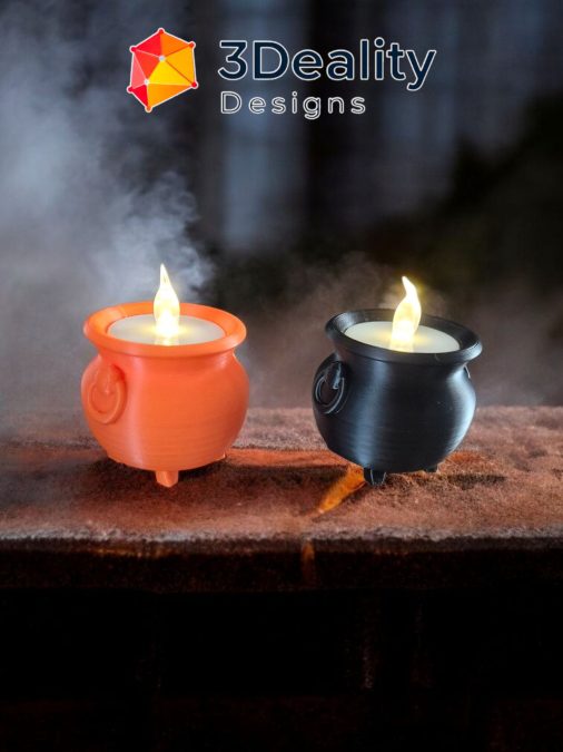 Mini cauldron  tea light (free commercial use)