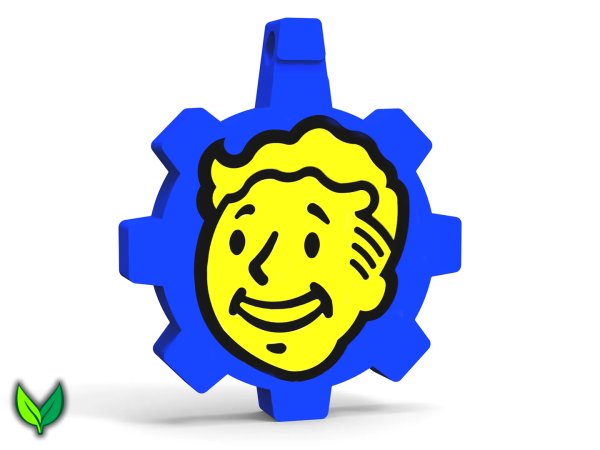 Vault Boy Pendant – Fallout-Inspired Wearable 3D Print