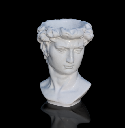 Flowerpot bust ancient greek/roman