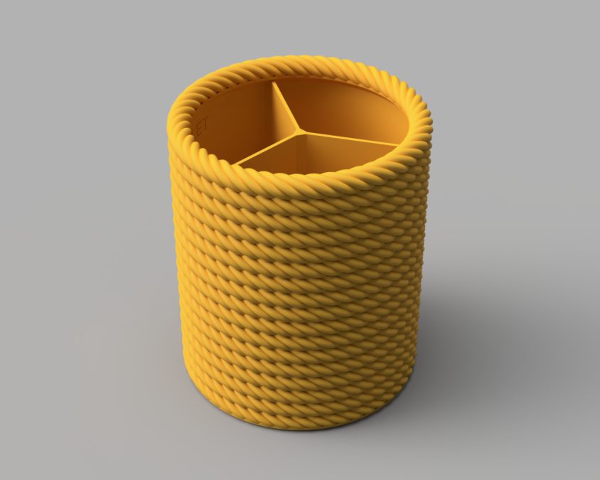NautiCup - Rope Pencil Holder (3 Compartments)