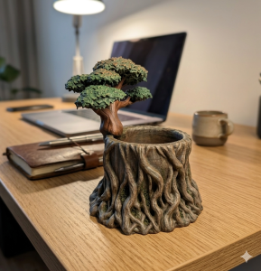 bonsai pen holder