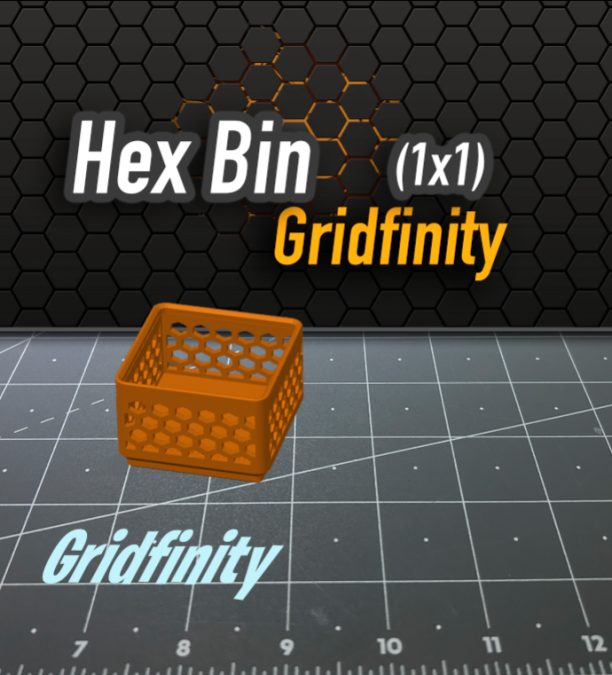 Hex Bin Gridfinity 1x1