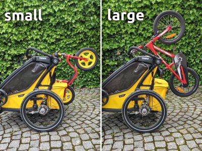 Bike Mount for Thule Chariot Trailer