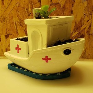 Benchy Planter