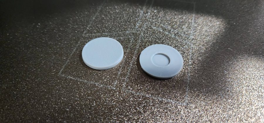 1-Inch Base with 10mm magnet slot