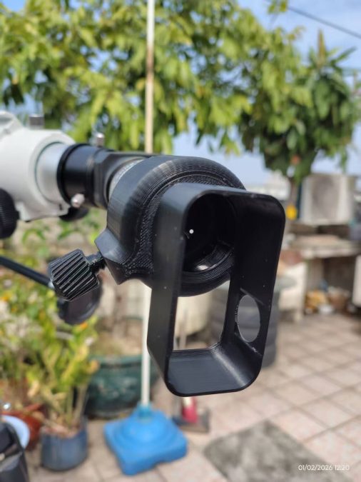dji osmo nano运动相机适配天文望远镜目镜支架