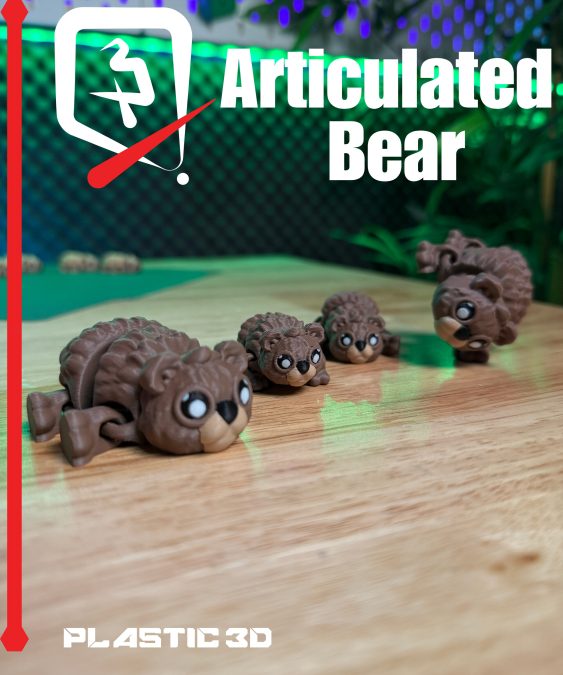 Articulated Brown Bear