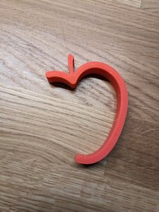 Apple / Heart bag hanger