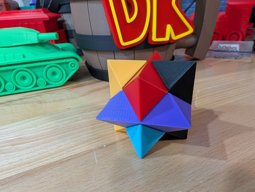 Starburst Star Cube Geometric Puzzle