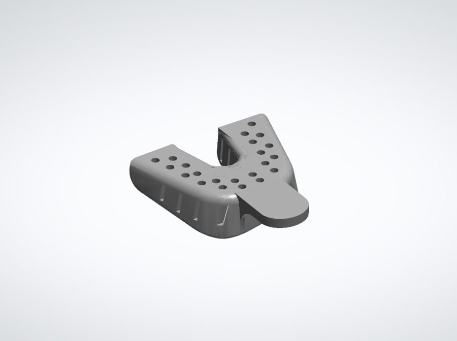 Non Denture Inferior Model Tray