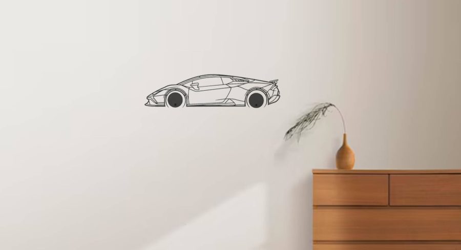 Lamborghini Huracan Key Hanger/Wall Art