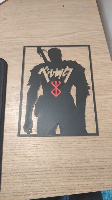 Guts Berserk 2D wall art