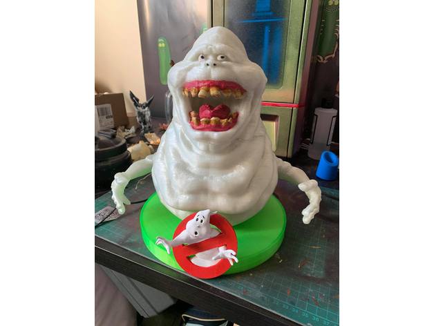 GhostBusters Slimer UV Glow in the dark lamp