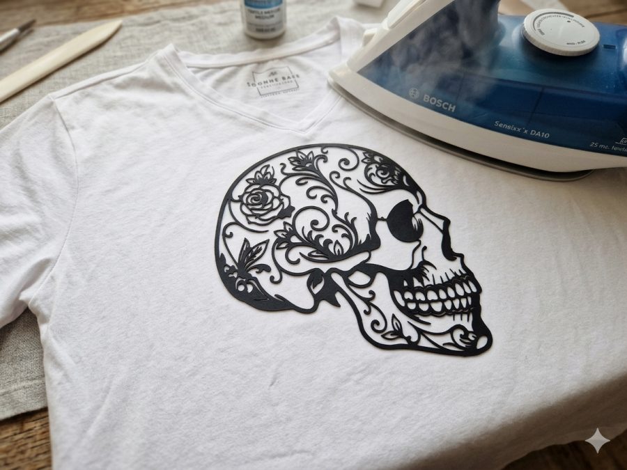 t-shirt print skull