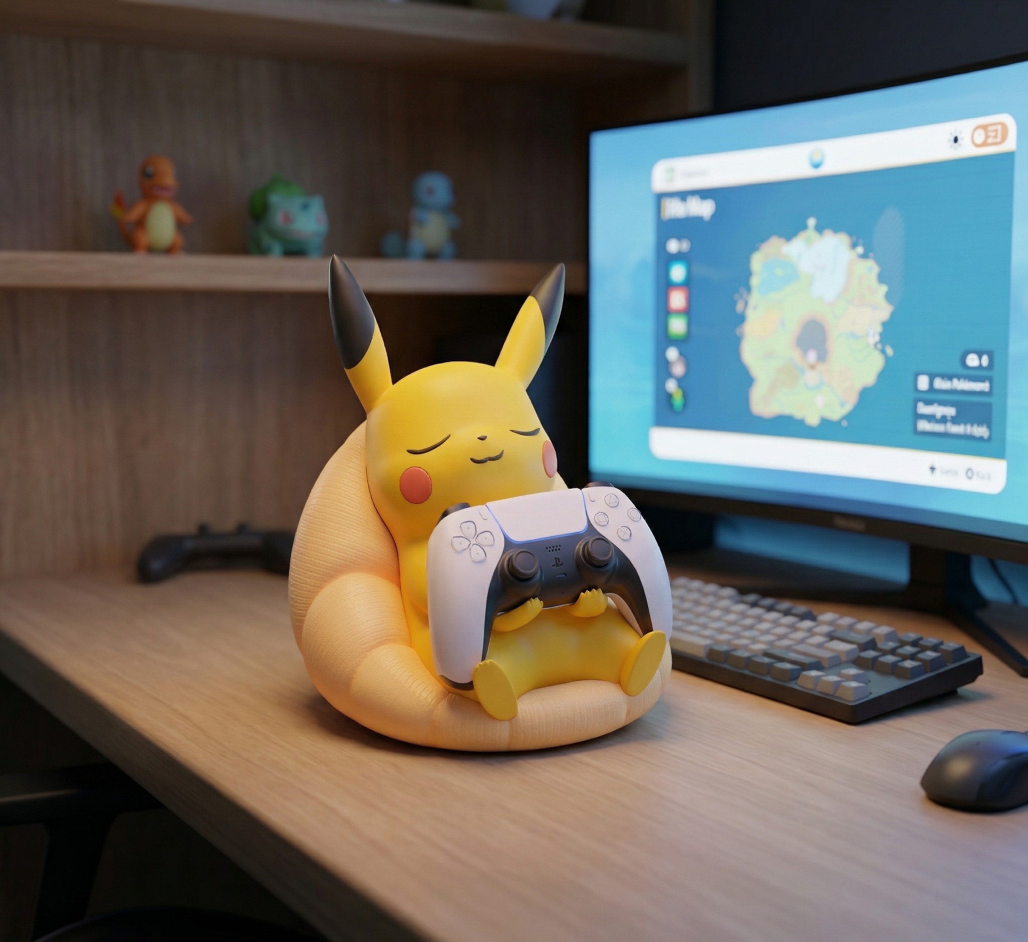 Pikachu Controller Stand - Xbox and PS5 - Get 300+ Models on Patreon