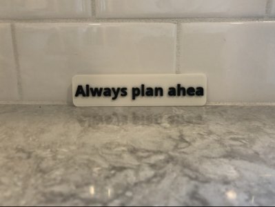 Always plan ahead joke!