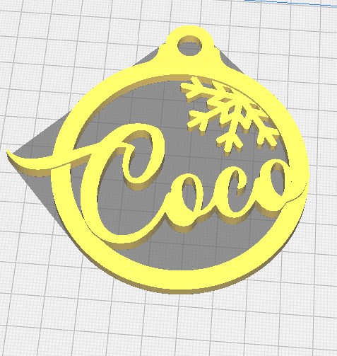 Bola de Navidad Coco