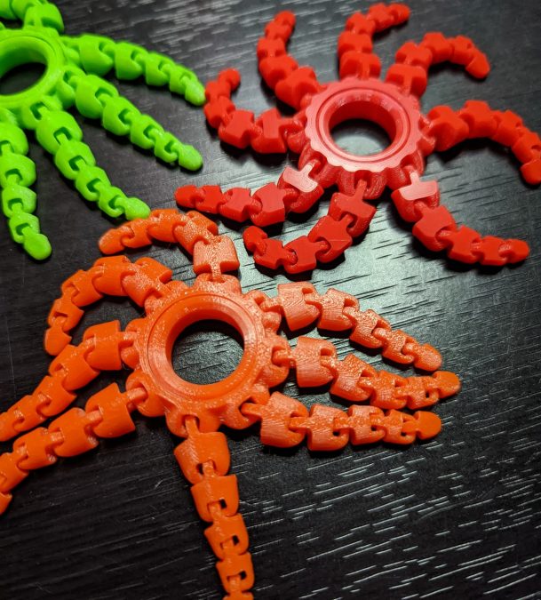 Fidget Octopus Ring