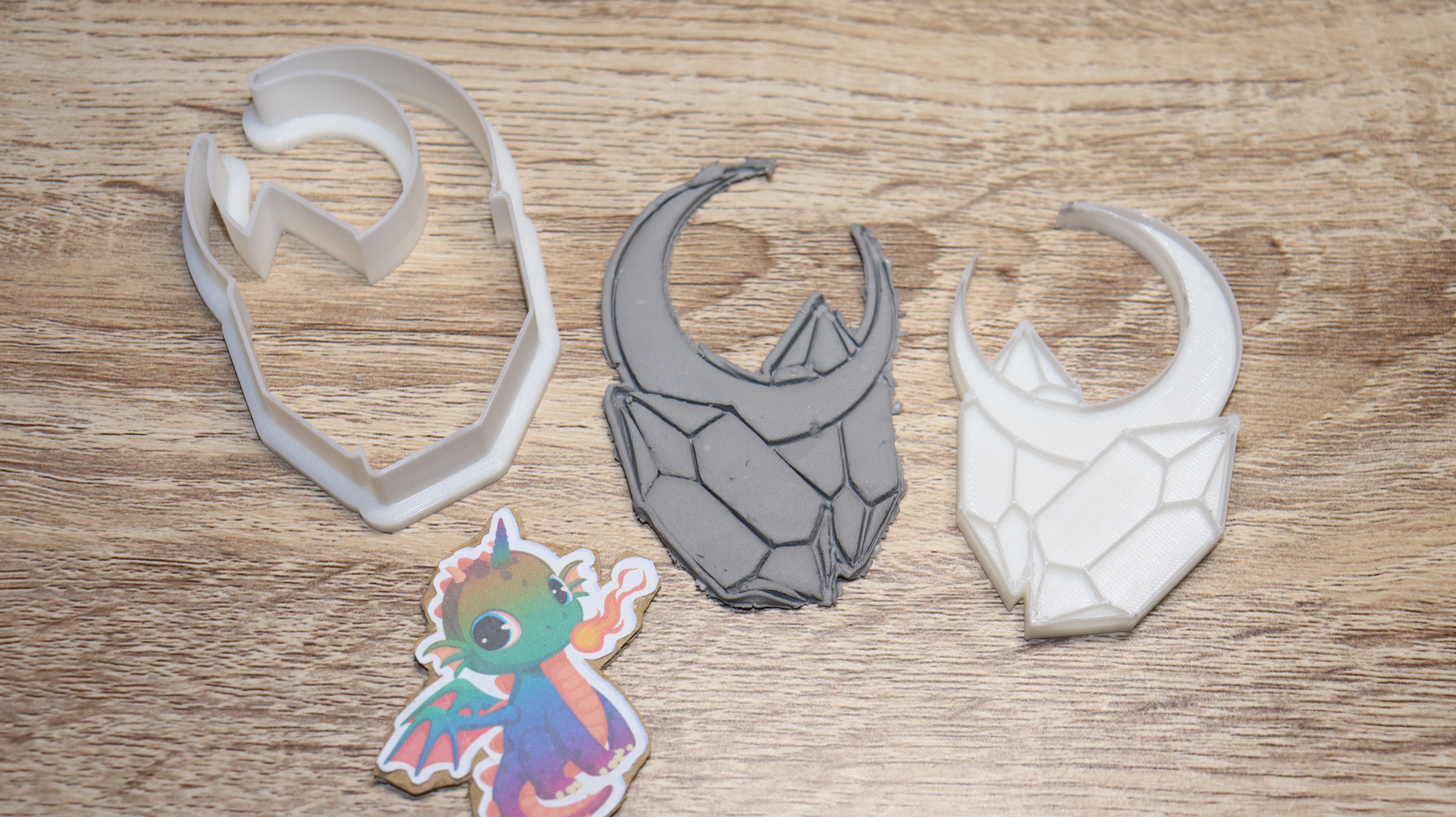 cookie cutter crystals and moon