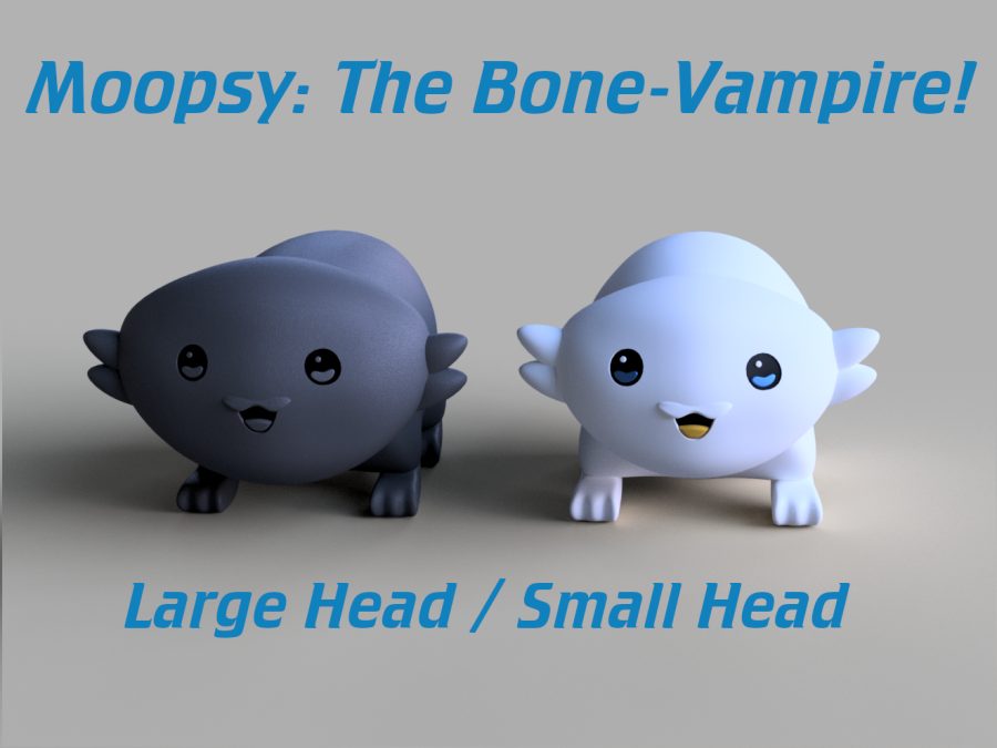 Moopsy: The Cuddly Bone-Vampire from Star Trek (Small Head Edition)