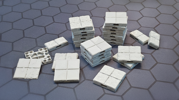 (Obsolete) Masterful Dungeon Tiles v1 (Obsolete) - Modular 2x2 Dungeon Tile – Swappable Top System for D&D and RPGs