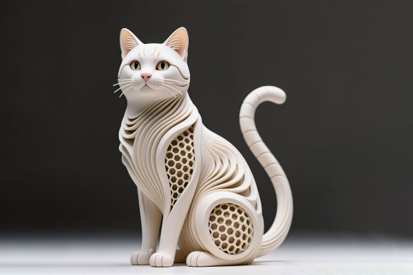 Cat, Hexa Sculpture