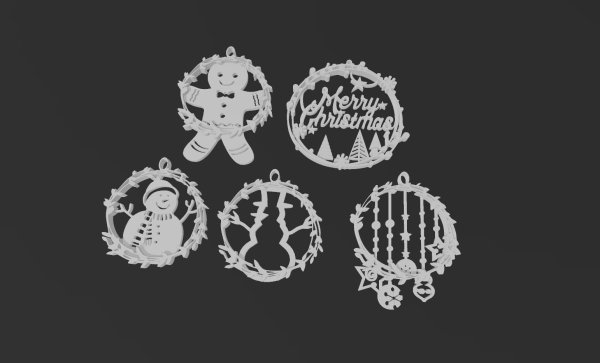 Christmas Ornament Collection Chrismas Tree / Weihnachtsdeko für Christbaum