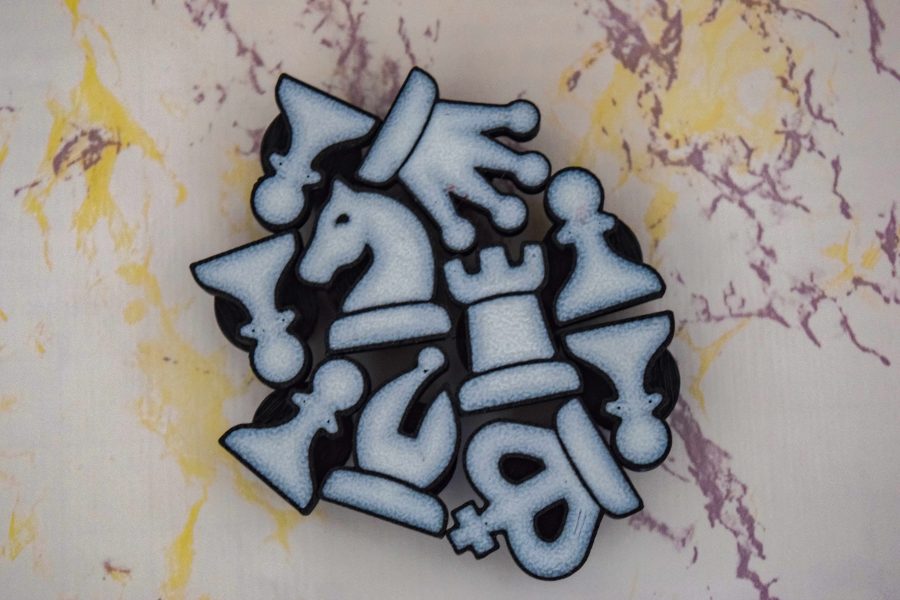Chess Croc Charms