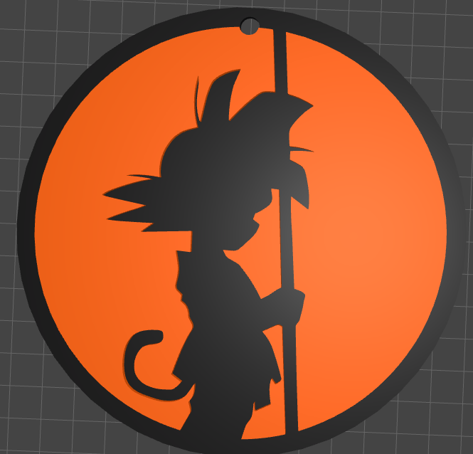 Goku Keychain