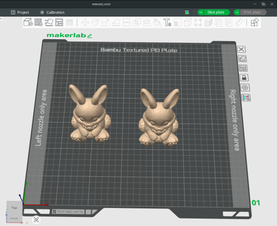 Bunny Abstract Organic Sculpture | Modern Home Decor | 3D Printable STL | Minimalist Art Object