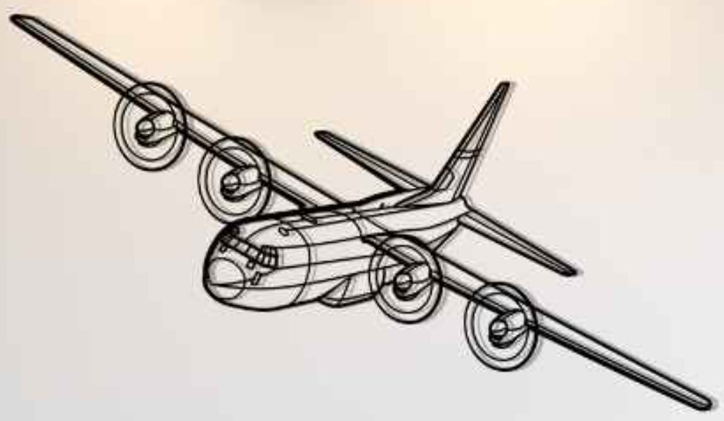 C-130 H2 Hercules Wall Art