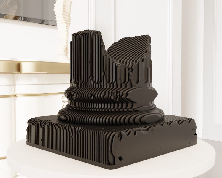 Olympus DualSense Stand STL File – PS5 Controller Display 3D Printable Model