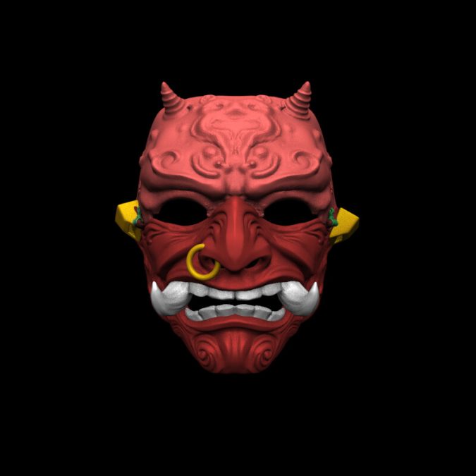 full oni mask