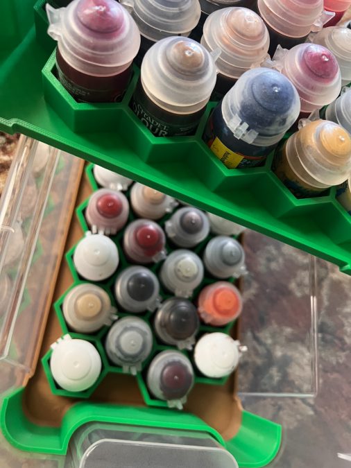Hobby paint pot (Citadel) storage for Ikea Samla