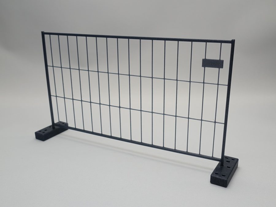 Miniature Construction Site Fence