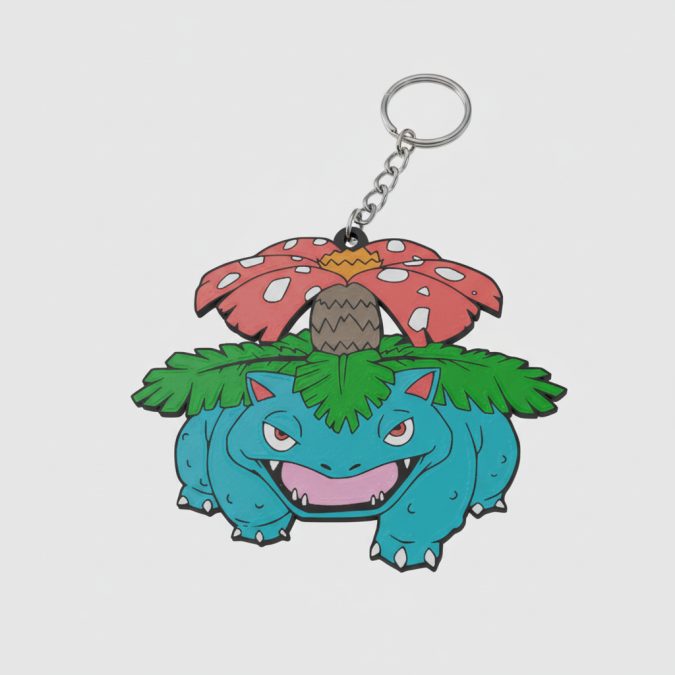 Pokémon Venusaur 3D Print Keychain