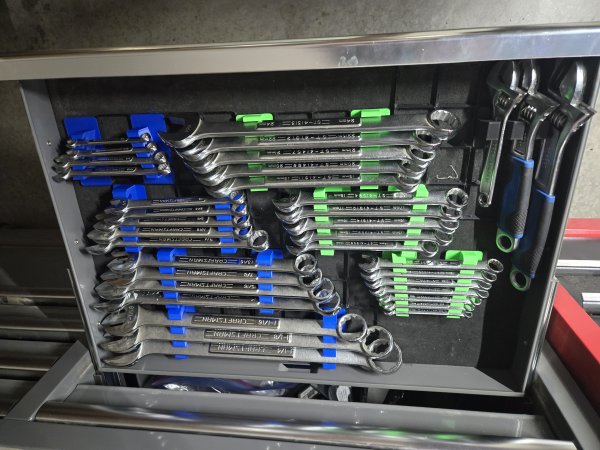 Gridfinity Wrench Holder System