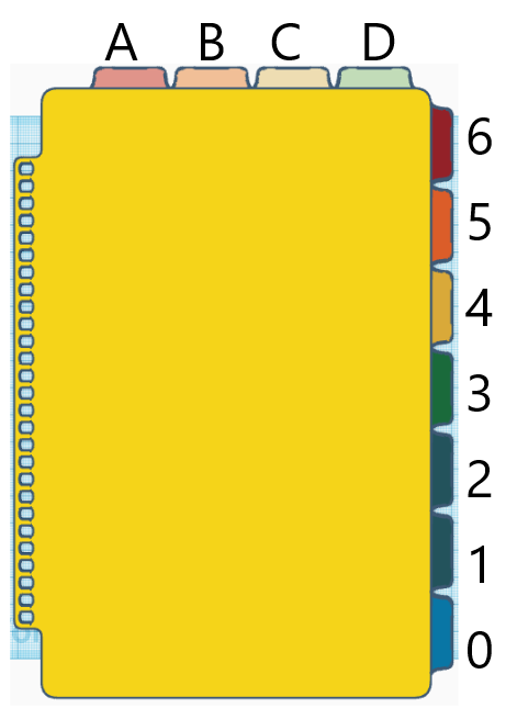 Rocketbook Tabbed Dividers