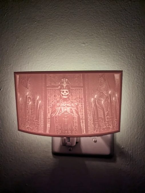 GHOST BAND Papa Emeritus IV night light Lithophane