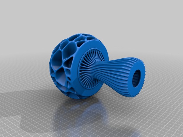 Voronoi mushroom lamp 2