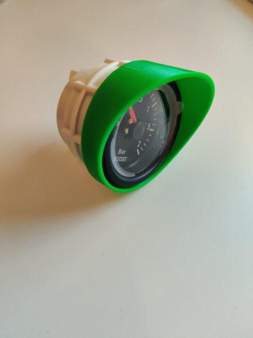 Sun visor for 52mm gauges