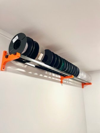 Wall Spool Rack Space Saver