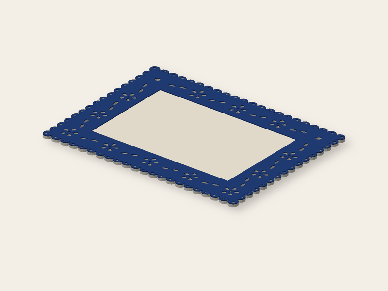 Rám 160 × 120 mm s lidovými květy a prázdným oknem: destička na vlastní nápis nebo nalepenou fotku.