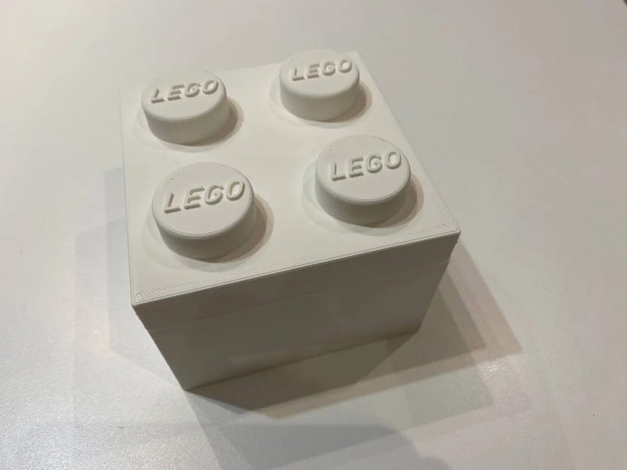 Box container Brick style